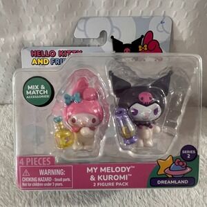 Hello Kitty and Friends Series 2 Dreamland 2-Figure Pack: My Melody and Kuromi